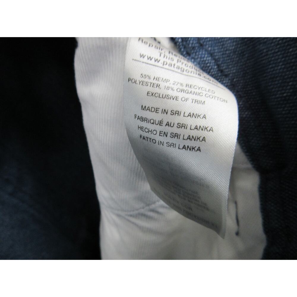 Patagonia Iron Forge Hemp Canvas Carpenter Pants Men’s 38x31 Blue - Picture 15 of 16